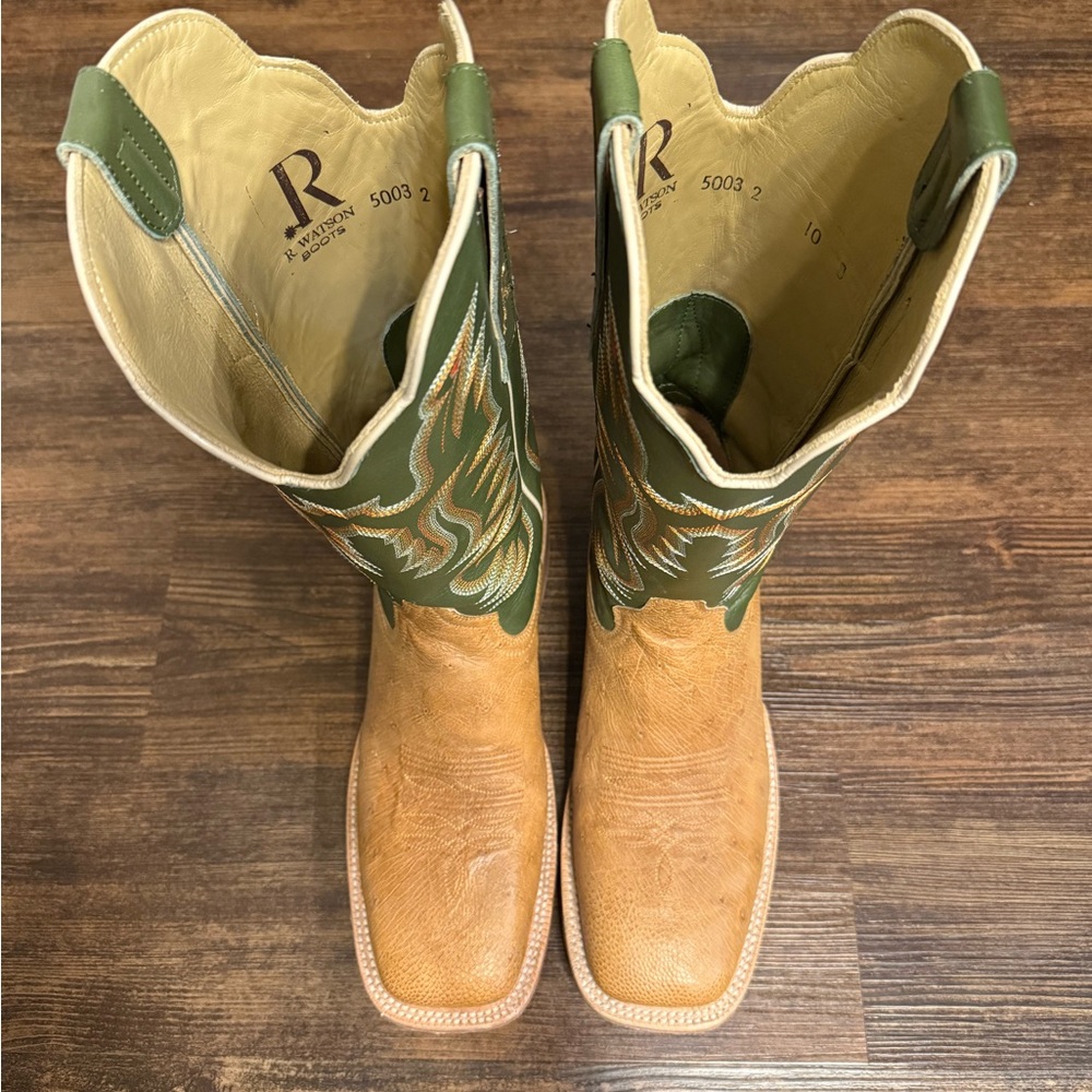 Men’s R. Watson Ostrich Boots - Picture 2 of 4